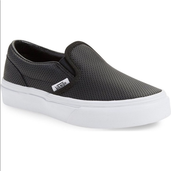 kids black vans shoes